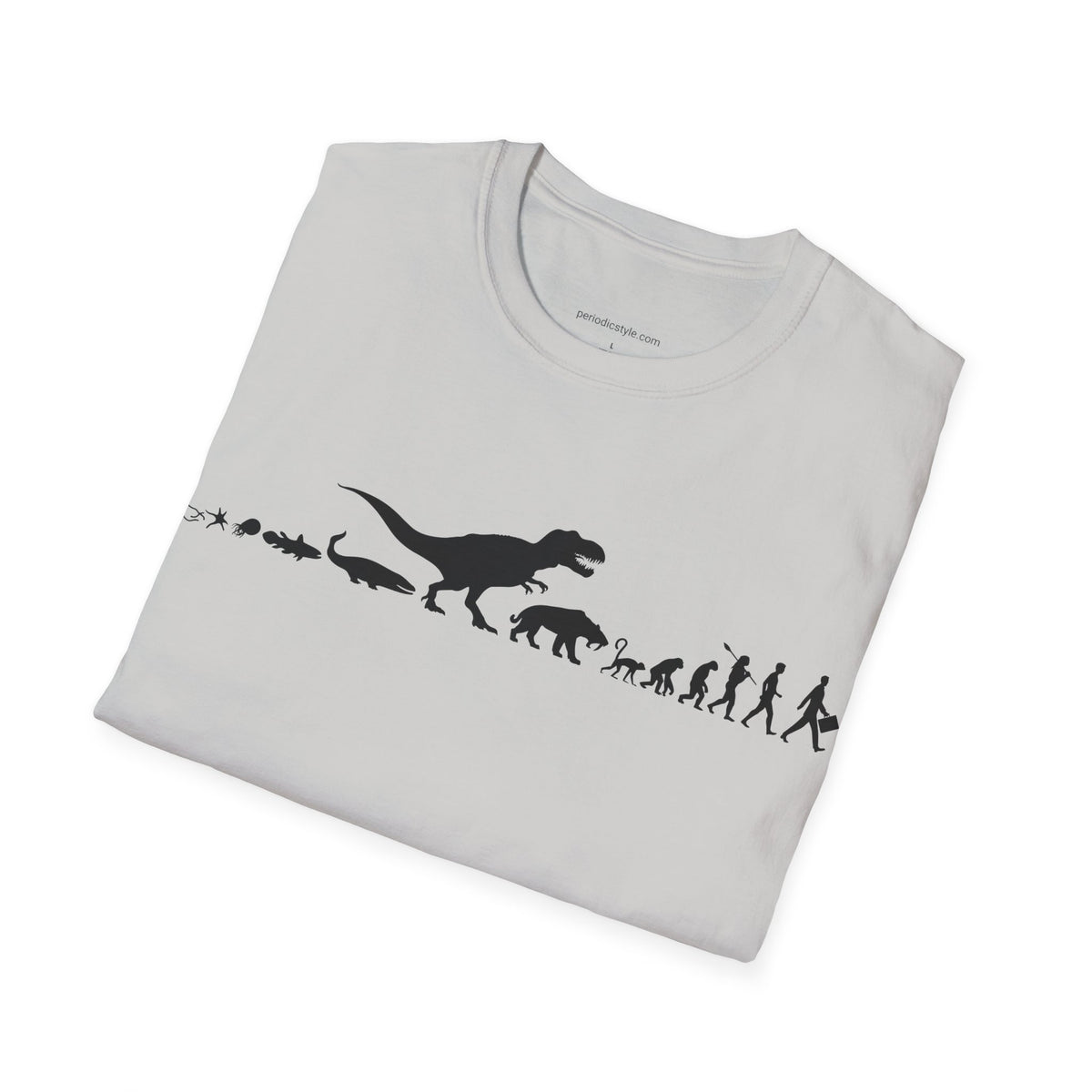 Evolution Timeline Cotton T-shirt