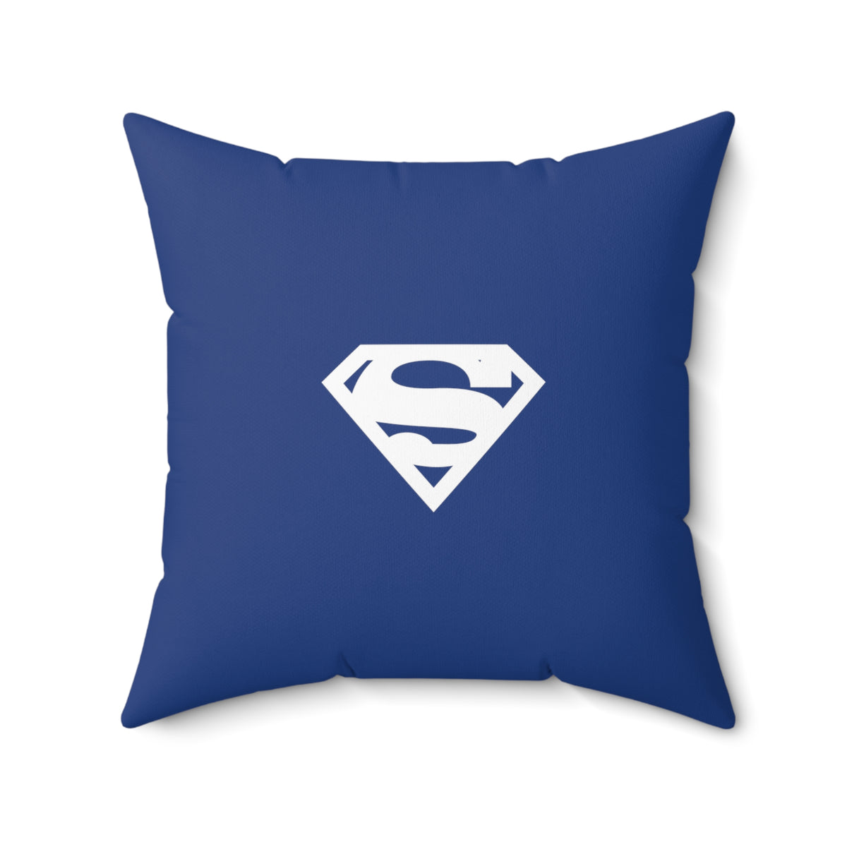 Super Logo Krypton Square Throw Pillow