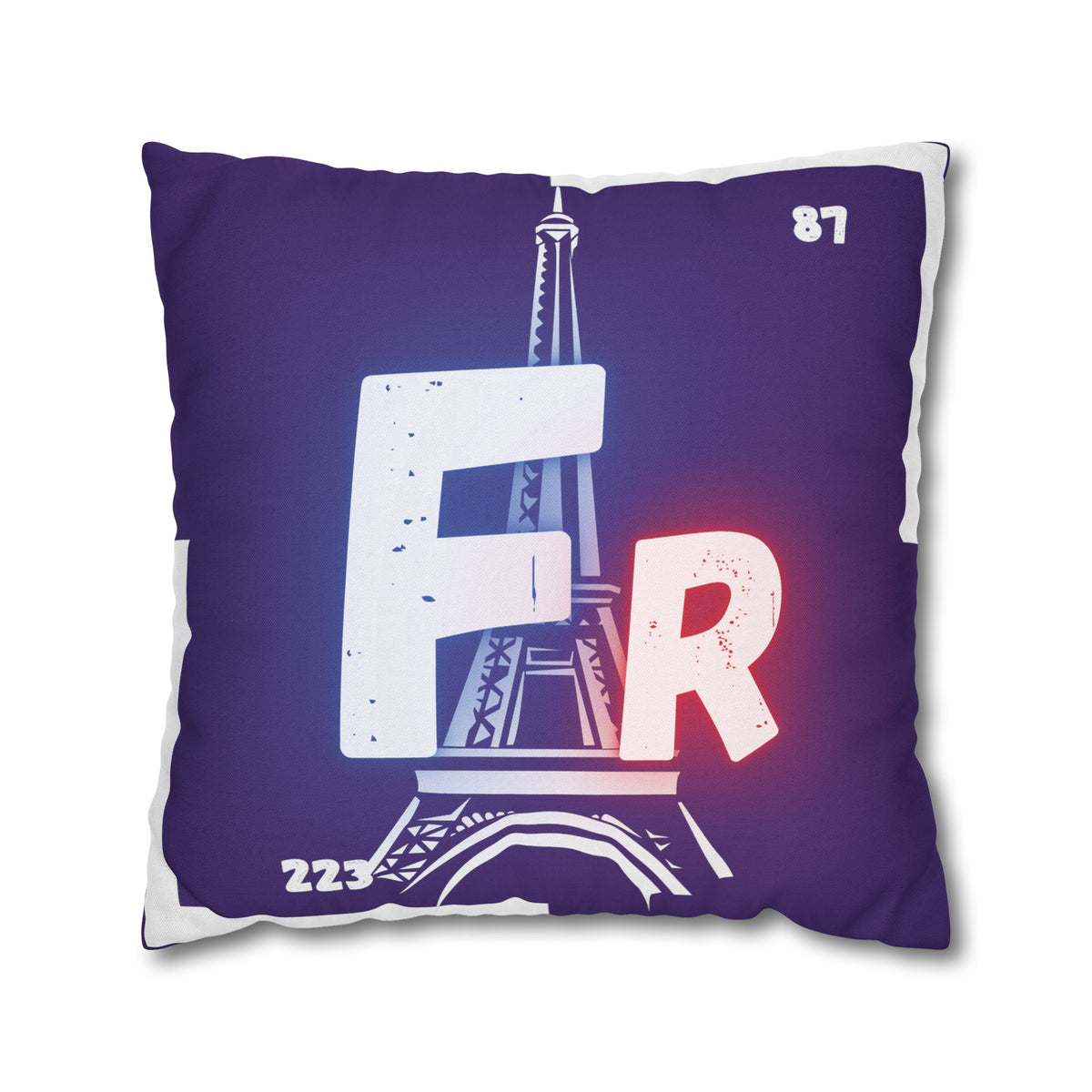 Francium "Viva la France!" Square Pillow Case