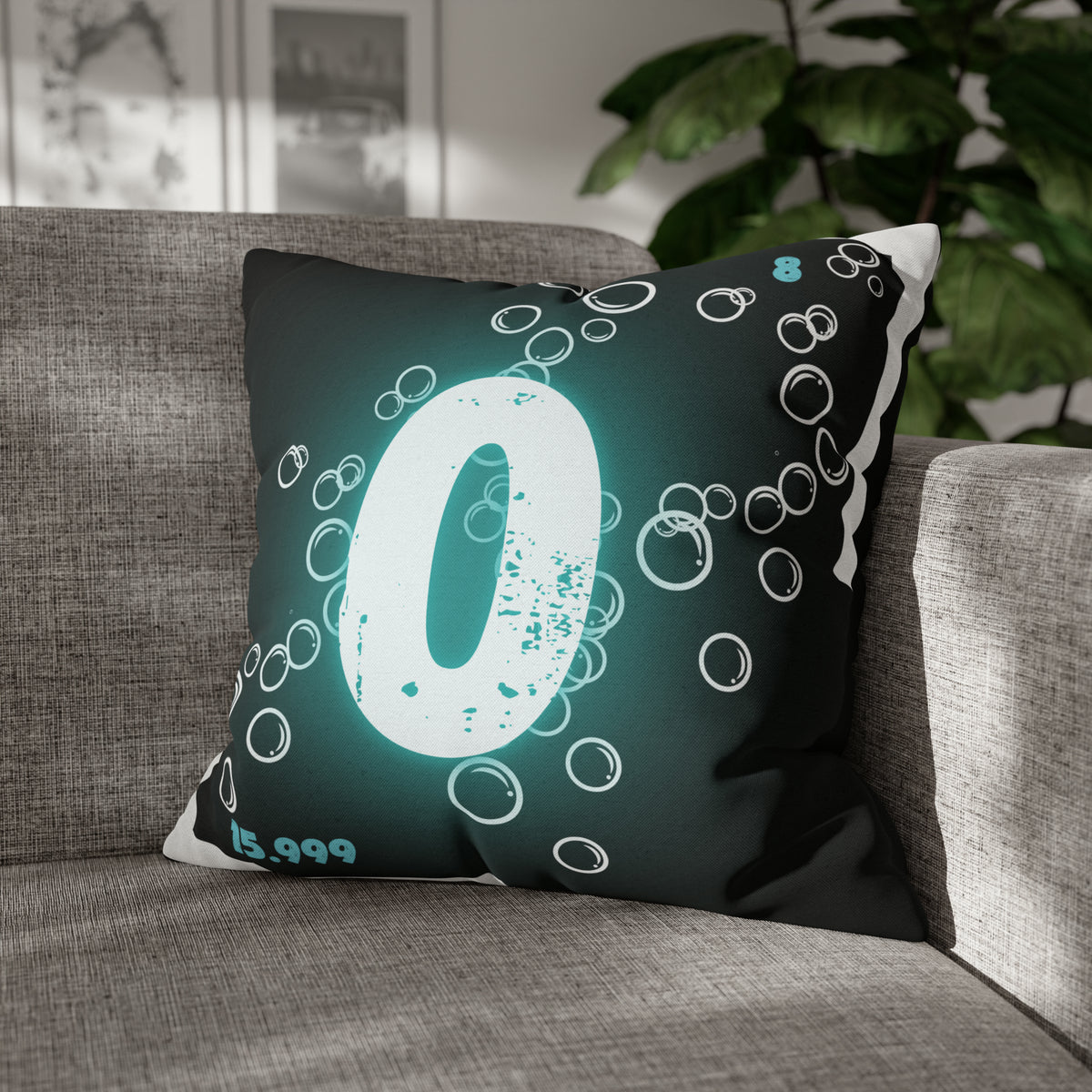 Square Pillow Case - Oxygen