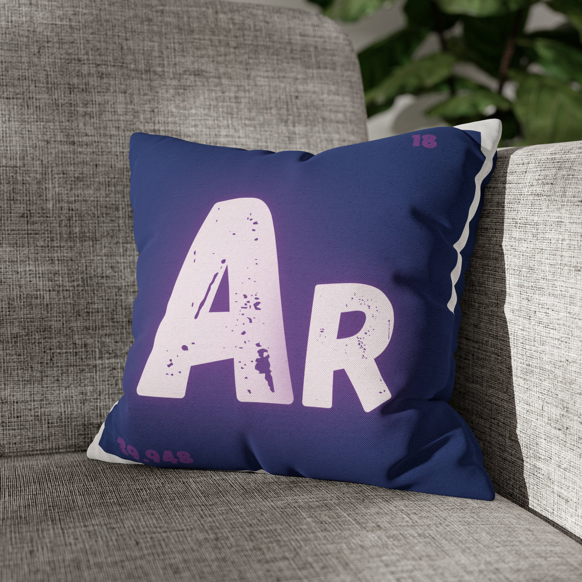 Square Pillow Case - Argon