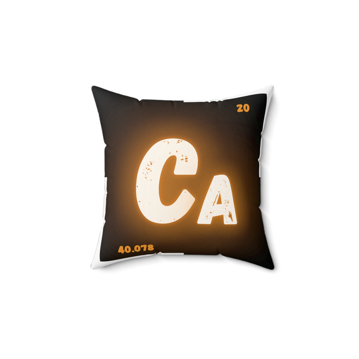 "Bone"-afide Calcium Square Throw Pillow