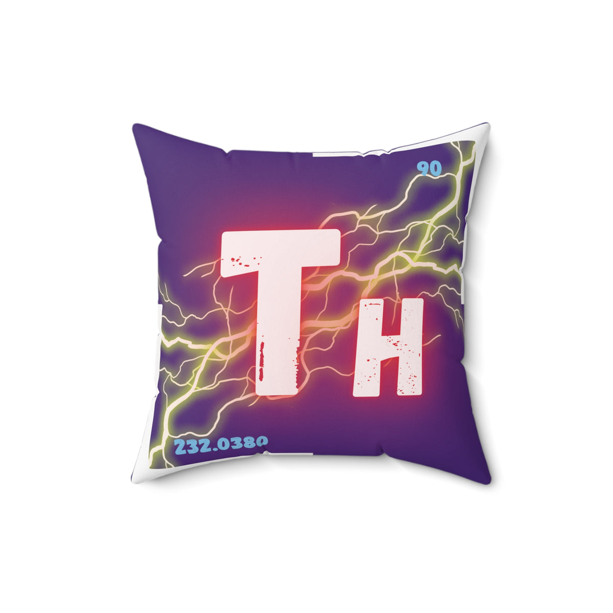 Mjolnir Thorium Square Throw Pillow