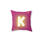 Banana Potassium Square Throw Pillow