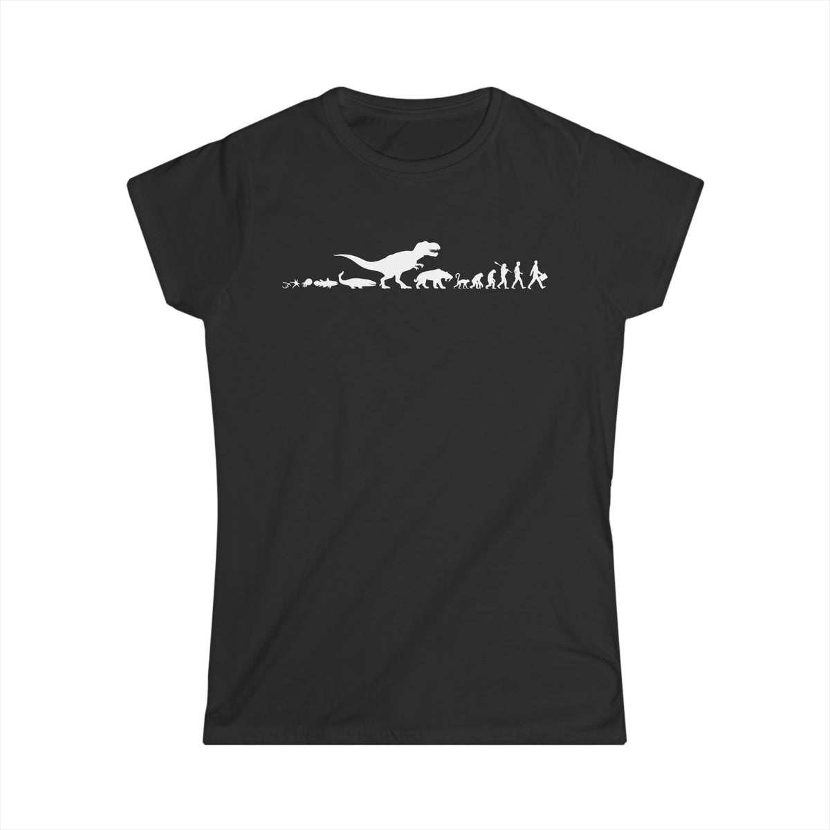 Women's Evolution Timeline Cotton T-Shirt