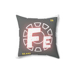 Ironman Iron Square Throw Pillow