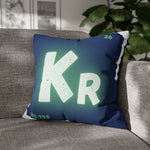 Square Pillow Case - Krypton