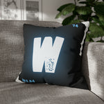 Moonlit Howl Tungsten (Wolfram) Square Pillow Case