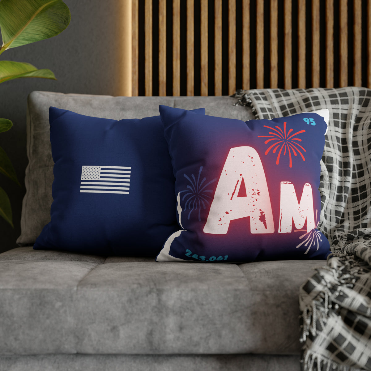 'Merica Americium Square Pillow Case