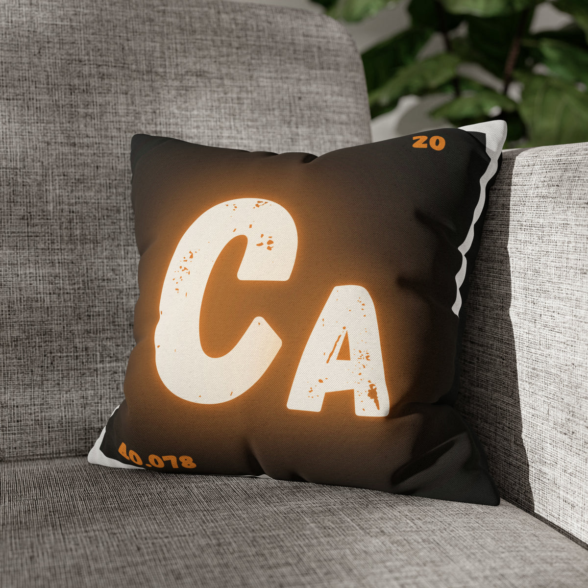 Square Pillow Case - Calcium