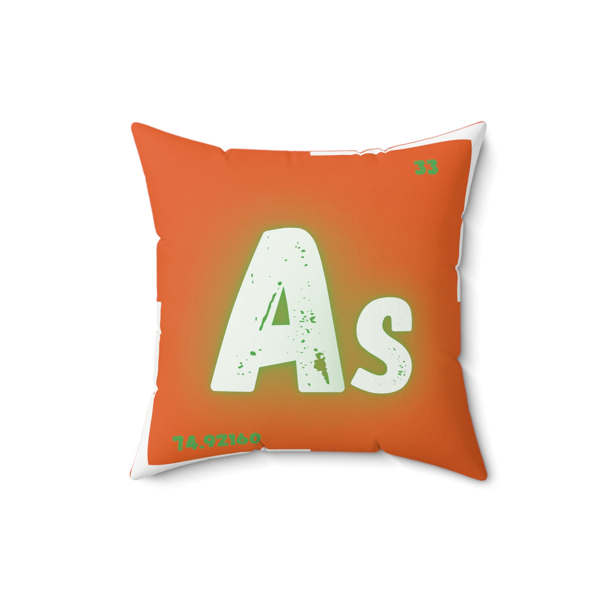 Devilish Poison Arsenic Square Throw Pillow