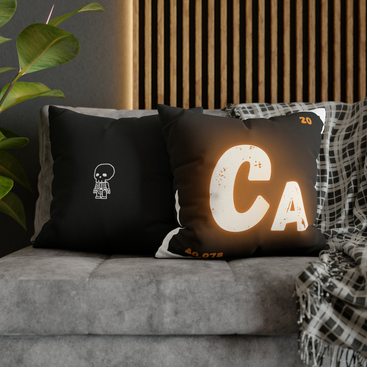 Square Pillow Case - Calcium