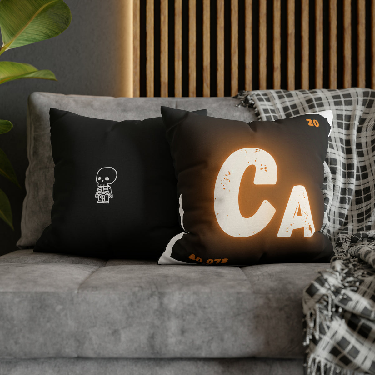 Square Pillow Case - Calcium